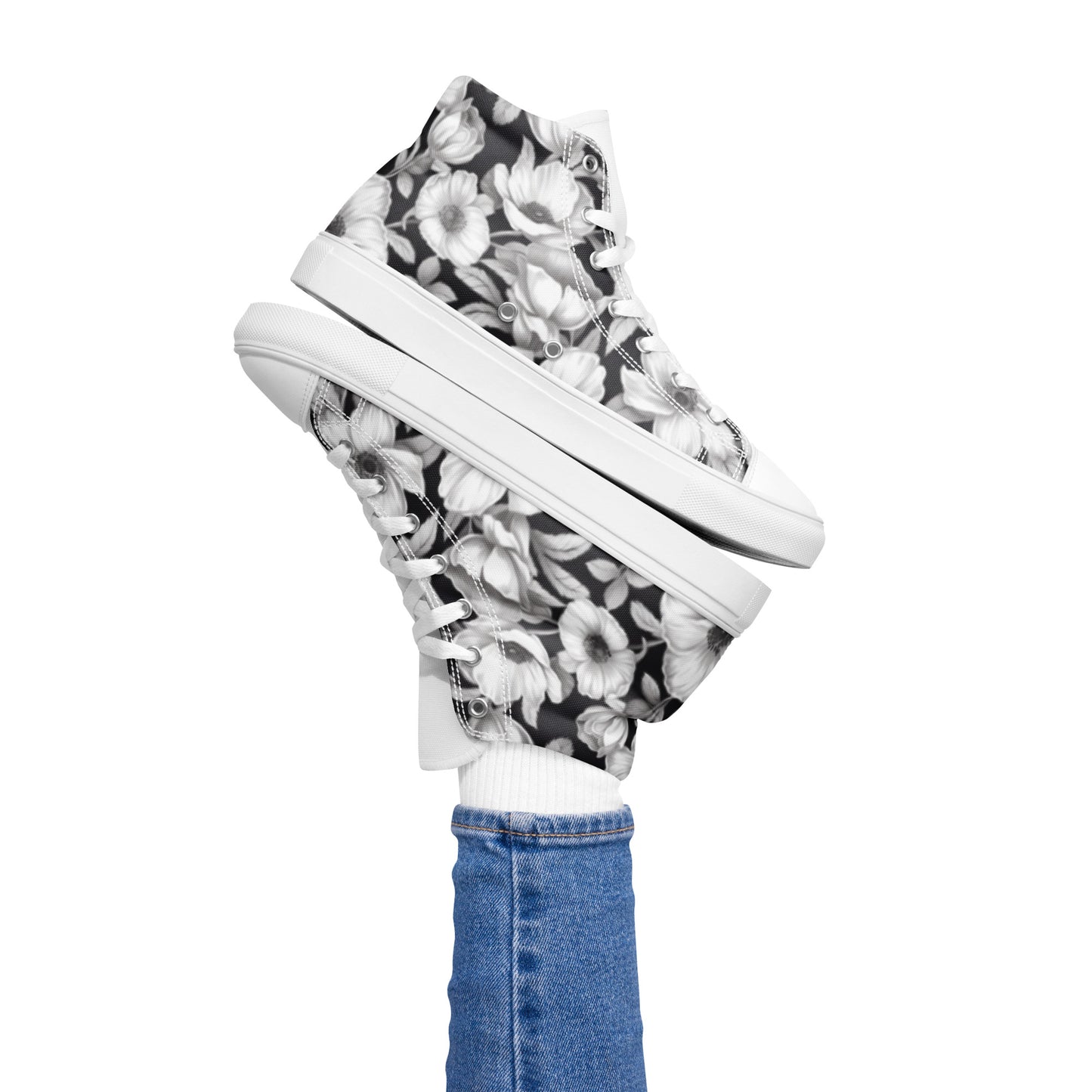 Black & White Flowers (Women)