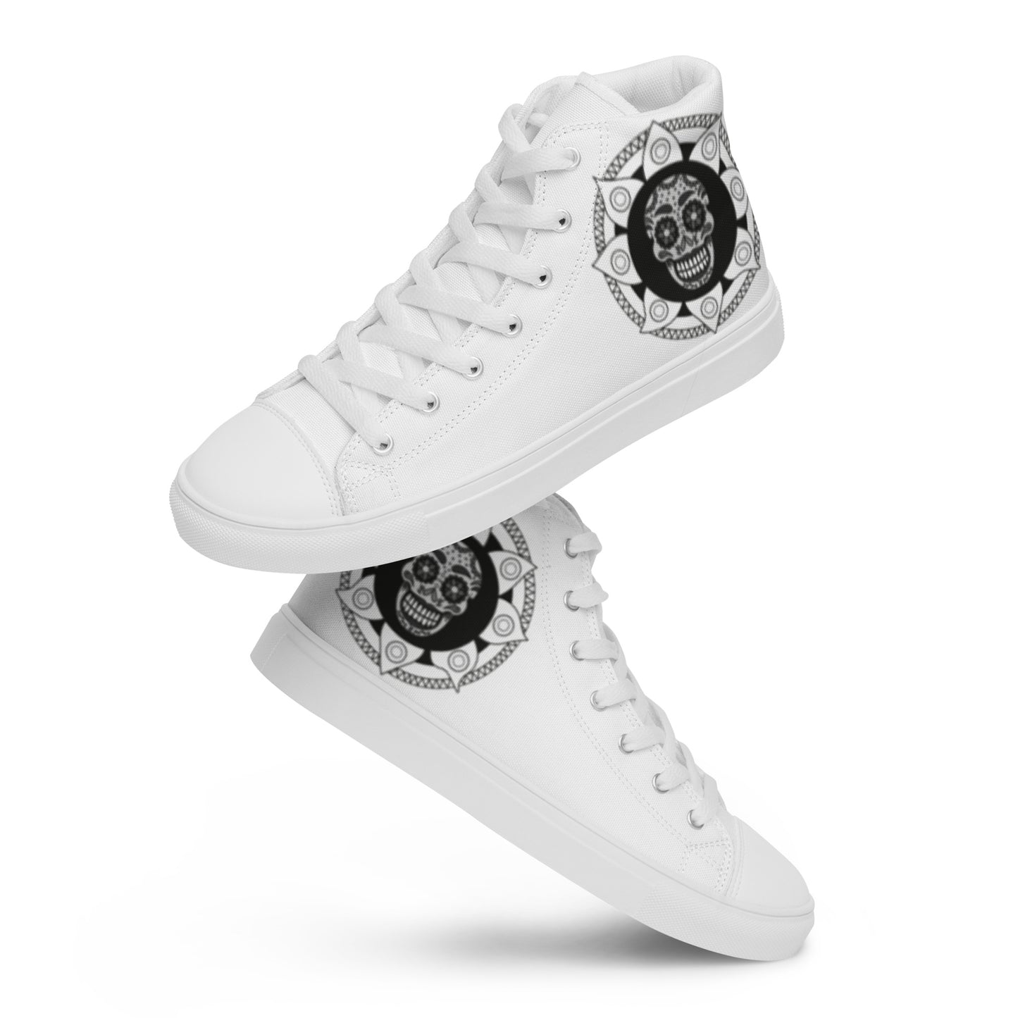 Calavera And Mandala Black/White (Women)